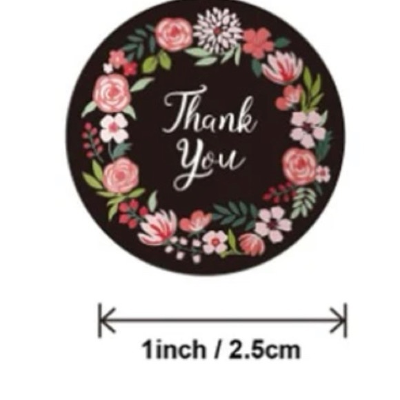 2/12 Thank You Stickers - Picture 2 of 2